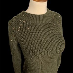 Mossimo green sweater, M